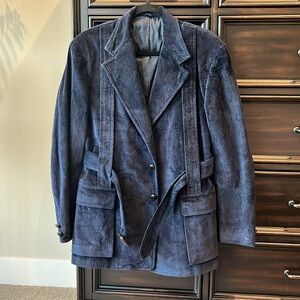 Men's Blue Corduroy Jacket